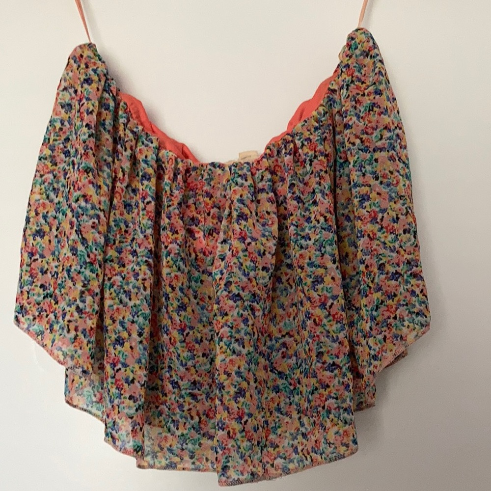 LA Hearts Strapless crop top